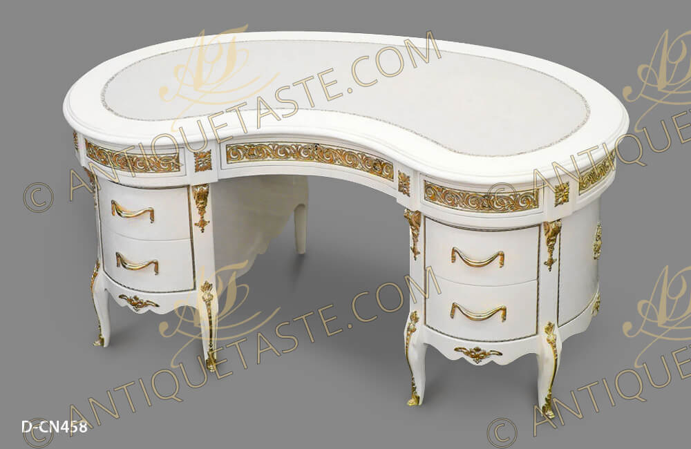 french-transitional-style-ormolu-mounted-and-veneer-inlaid-kidney-shaped-seven-drawers-desk